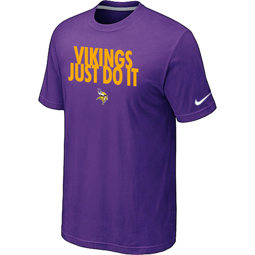 Nike Minnesota Vikings "Just Do It" NFL T-Shirt - Purple